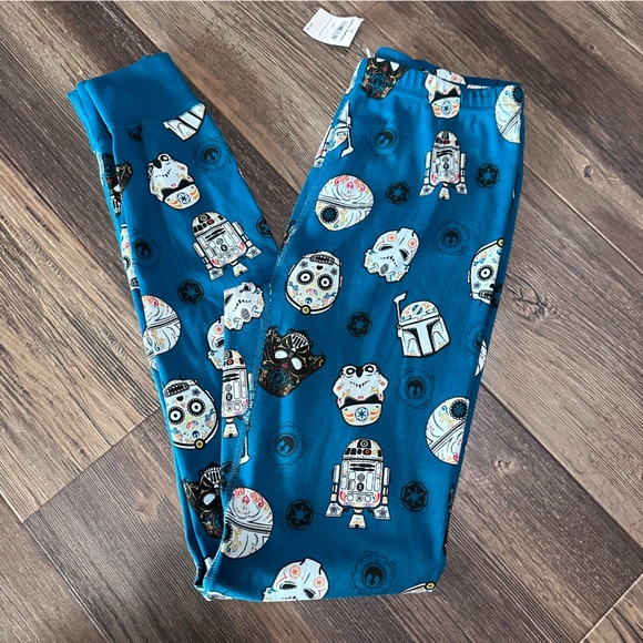 Hanna Andersson women's L Star Wars day of the dead jogger pajama pants NWT - Picture 2 of 5